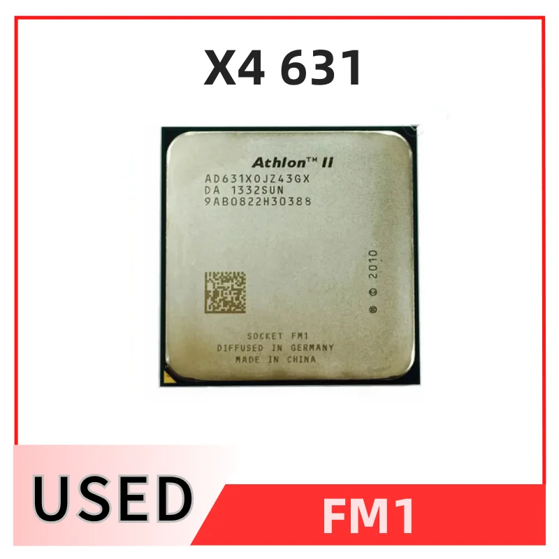 Athlon II X4 631 2.6 GHz  ھ CPU μ, AD631XWNZ43GX  FM1